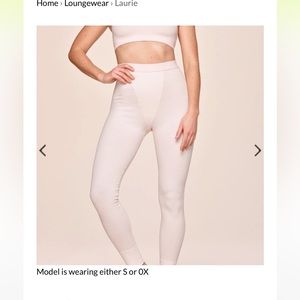 Brandnew Nueskin Light Pink Loungewear Bottom